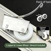 Heavy Duty Sliding Closet Door Roller Quiet Smooth Operation Durable Replacement for Wardrobe Repair Home Furniture Upgrade