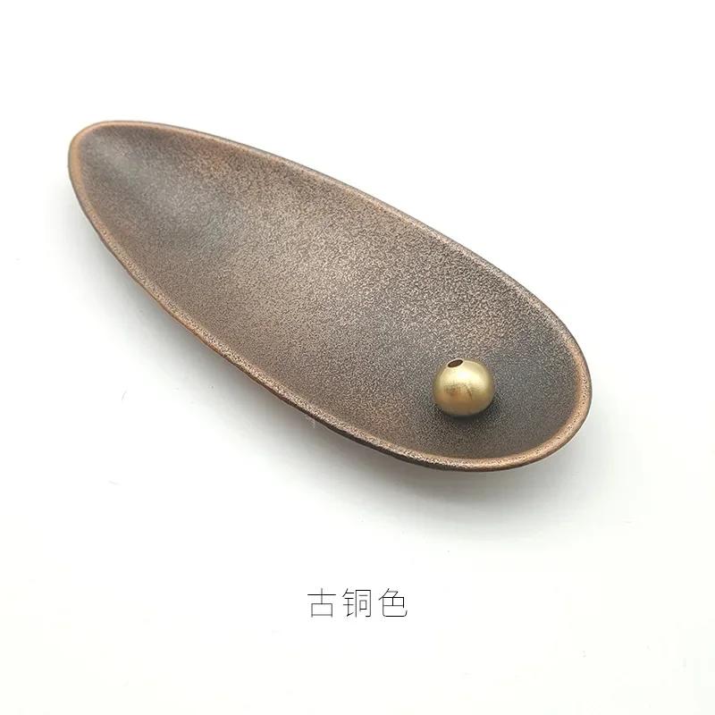 

Imitation Copper Alloy Plate Incense Burner Lotus Fragrance Insertion Tea Ceremony Zen Line Incense Burner Ornament бронзовый