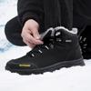 39-46 Men Winter Snow Boots For Waterproof Leather Sneakers Super Warm Men's Boots Outdoor Male Hiking Boots Work Shoes Size 39-48