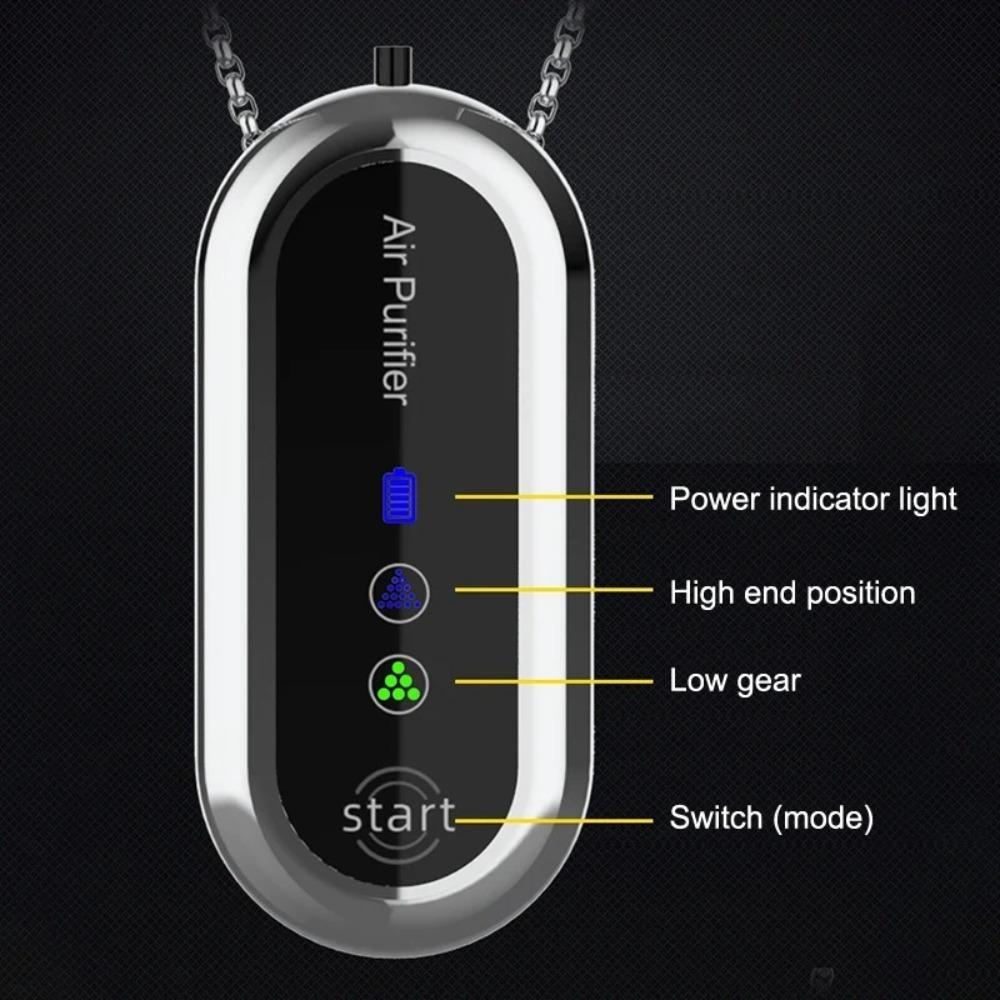 Heating Cooling Air Freshener Hanging Negative Ions Purify Air Machine Portable Air Purifier