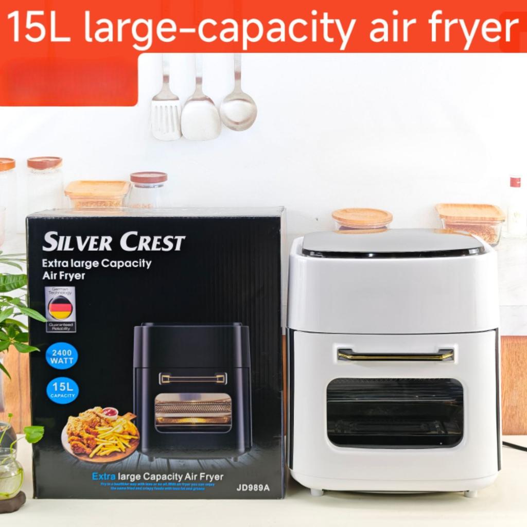 8L Air Fryer Çok Fonksiyonlu Akıllı Dokunmatik Ekranlı Air Fryer, Büyük Kapasiteli Elektrikli Fritöz Fırın Patates Kızartma Makinesi