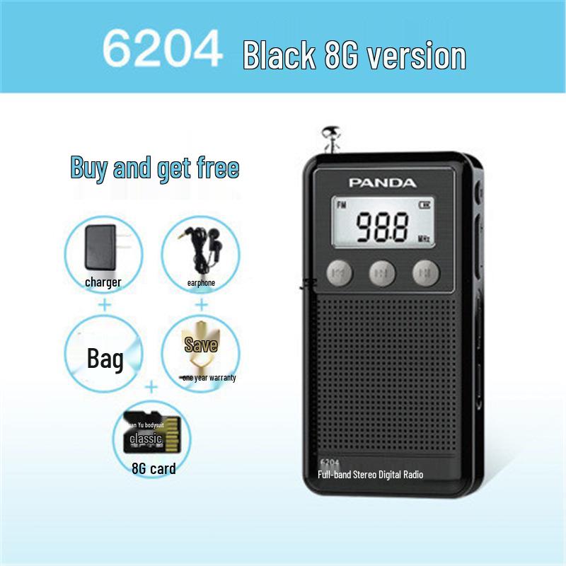 Panda6204 Mini Full Band Portable Radio Player