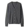 Autumn New 0 Wool Cardigan Women's Blouse Collar with Casual Long-sleeved Knitted Sweater Jacket Thin Top