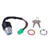 6 Wire Motorcycle Ignition Key Switch 2 Key Set 50CC