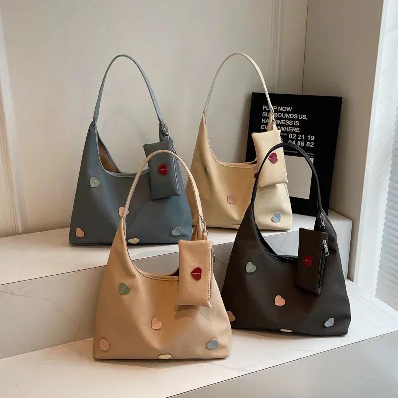 Codzienne szycie jednolite torby na ramię z przegródkami gorąca sprzedaż damskie płócienne torby na zamek