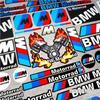 HEQW2 Vinyl For BMW Sticker Logo Motorcycle Tank Helmet Decal Kit For BMW E93 F10 F20 F30 F40 F15 F25 F26 F31 F49 F86 M3 M5 X3 x1 e46