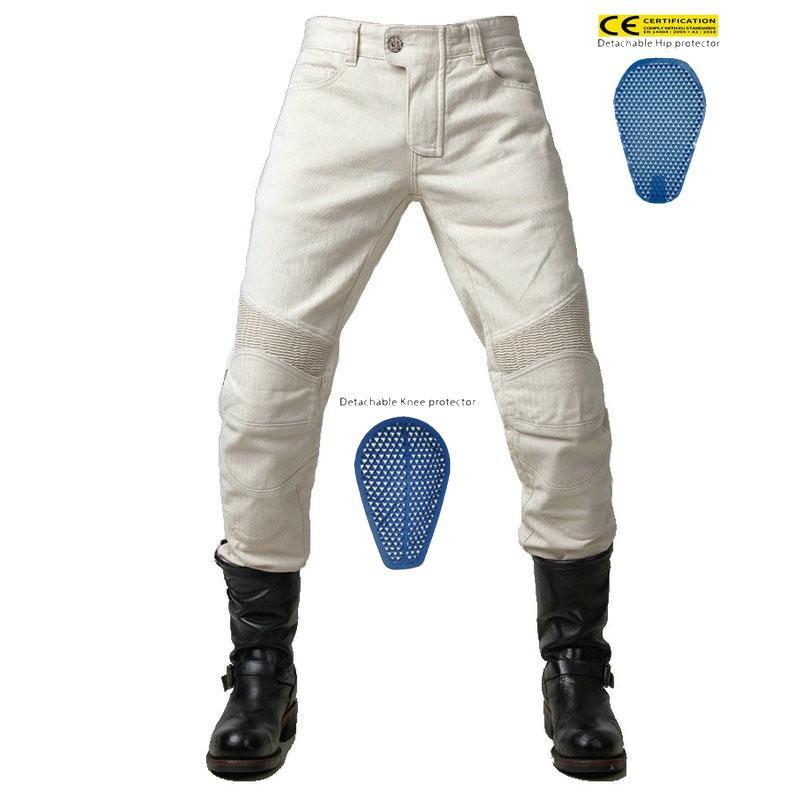 Mens Motorcycle Riding Pants Vintage Casual