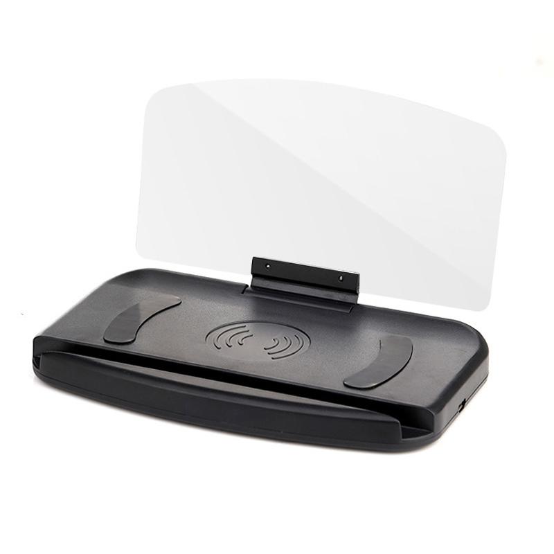 Car HUD Head Up Display Phone Holder Mount GPS Projector Real-time Traffic Report
