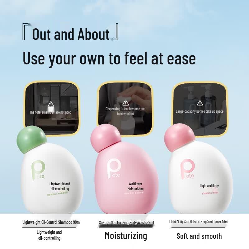 Baitai Floral Travel Wash & Care Set