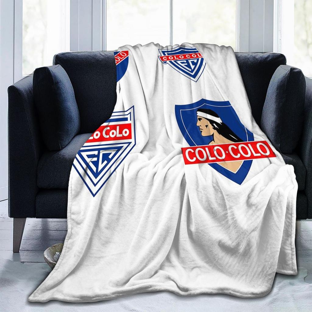 Colo Colo Insignias Blankets Fleece Sofa Throw Blanket Warm Throw Blankets for Home Bedroom Office Throws Bedspread Quilt