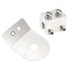 45 Degree Watermelon Light Mount Frame Bracket Angled Clamp Stainless Steel