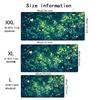 Houseplants Mouse Pad Large Computer Office Game Table Mat Rubber AntiSlip Stitched Edge Keyboard Mats 90x40 Xxl Desk Pads