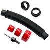 Overflow Kit for Rain Containers DIY Installation Includes Parts for Single and Double Hose Setup Leak Resistant for Outdoor Use