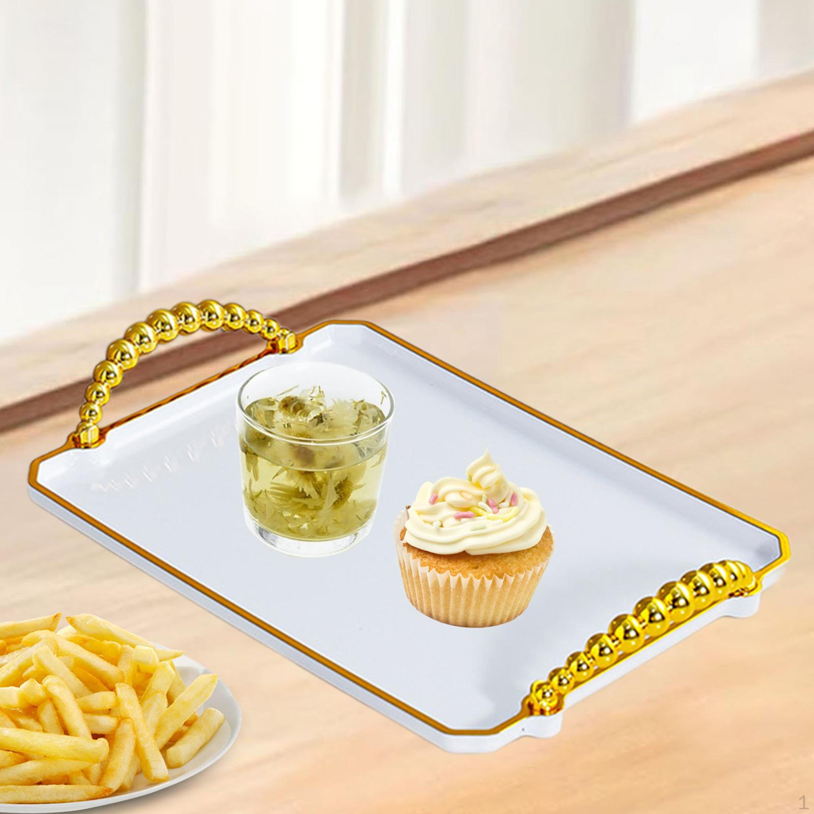 

Элегантный поднос с ручками для домашнего приема 31cm Balls Handle