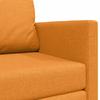 Sofa Bed 110 Cm Dark Yellow Fabric
