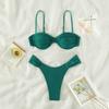 Plus Size European & American Triangle Bikini - Sexy Two-Piece Swimsuit for Women