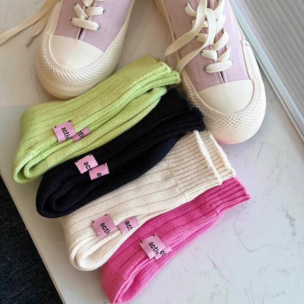 Dicke Faden Mittellange Socken Halten Warm Gestapelte Socken Koreanische Winter Warme Socken Herbst
