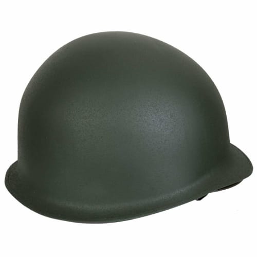 US Military M-1 Tactical Helmet with Steel Helmet, OD Olive Drab