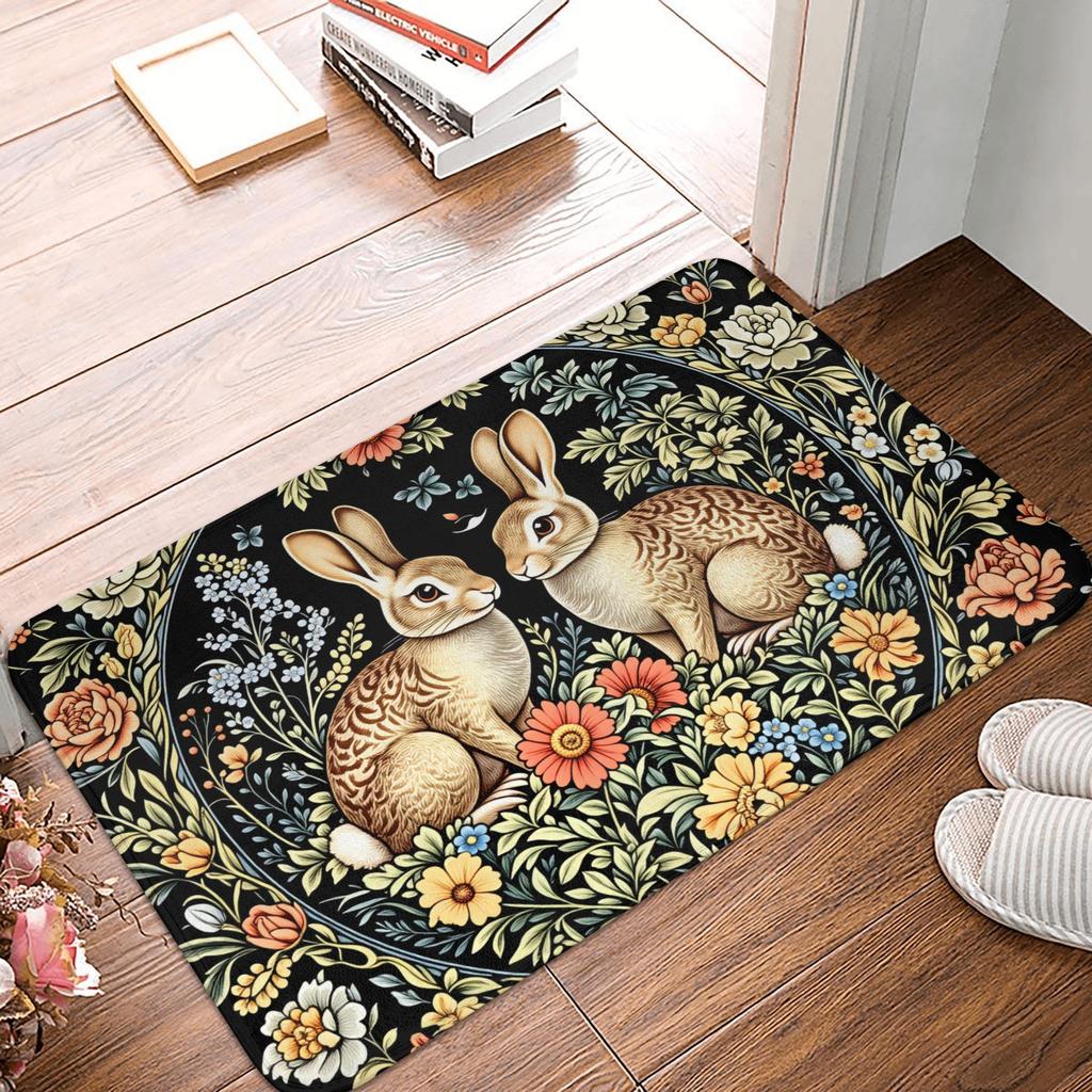 Cute Peacock Pattern Modern Style Front Floor Door Entrance Mats Outdoor Bath Kitchen Doormat Bedroom Carpet Rug