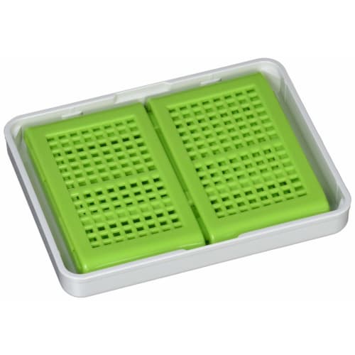 Fukui Craft Bento Box, Made in Japan, Sandwich Basket Lunch, Green, ZA-1193