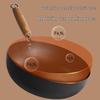 COOKER KING Yuandudu 28cm Non-Coated Iron Stir-Fry Wok