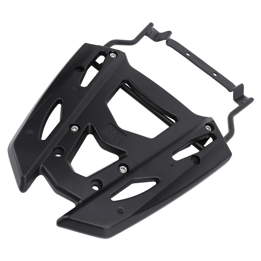 Motorcycle Tail Cargo Bracket Replacement for NVX155 Black Matte Finish with Polished Sandblasting for Extended Hollow Design for Extra Storage Space