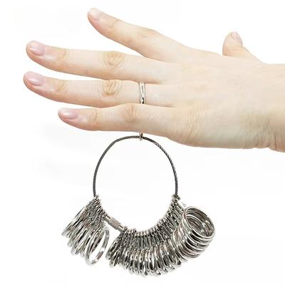 Ring Size Mandrel Rod Finger Gauge Measuring Tool Set Bracelet Mandrel Metal Jewelry Tools Bracelet Mandrel