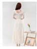 Elegant French Ruffle Dress - Slim-Fit Waist-Cinching Summer Style for Women