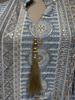 Elegante Abaya da Sera Ricamata con Paillettes L223 Mediorientale per Donne Musulmane