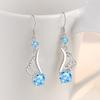 Lindon Copper Alloy Zircon Earrings Drop Earrings For Women Wedding Party Gifts