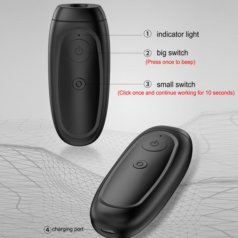 

Dog Barking Silencer Portable Multifunctional Dog Silencer Ultrasonic Convenient Safe Bark Stopper For Barking Biting Bad Habits чёрный