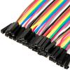 5 PCS 40 Pin Female to Female Dupont Wire Colorful Breadboard Jumper Wires  for Raspberry PI