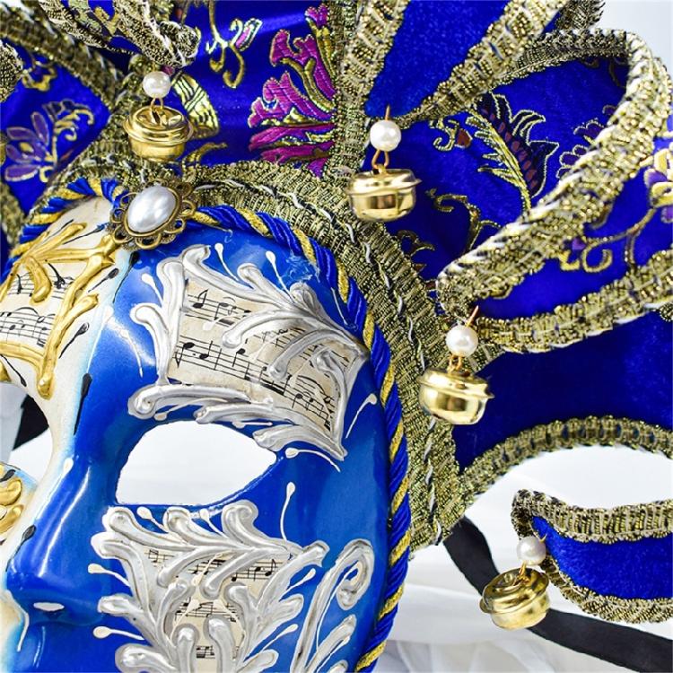 Masquerade Mask for Men Women Venetians Jester Mask Halloween Cosplay Party Costume Cosplay Mask for Wall Decorations