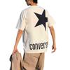 Converse T Shirts Men's White Crew Neck Moderate Straight Fit MCH600-W2Y