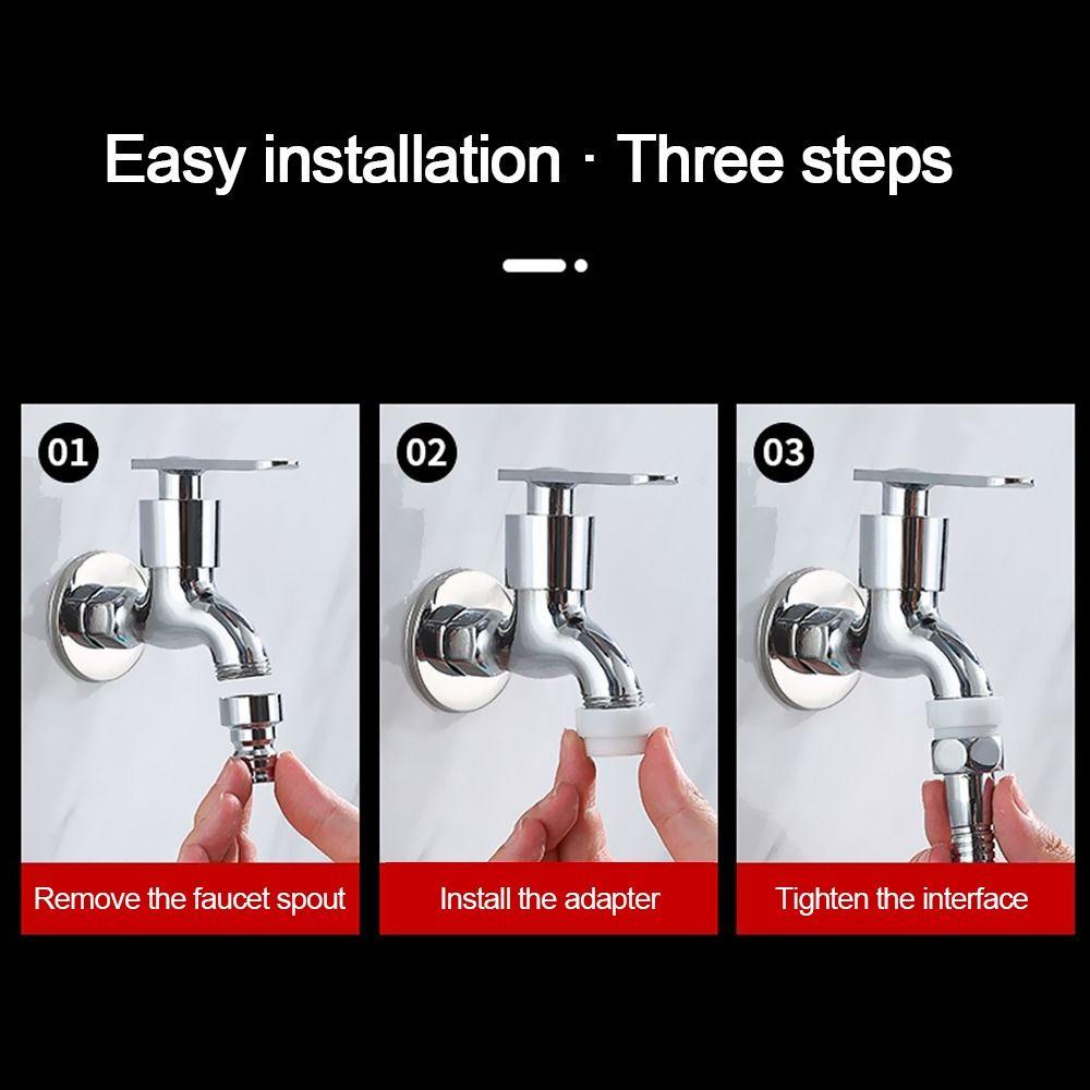 Flexible Faucet Extender Adapter Useful Rotatable Water Tap Hose Taps Lengthen Extender Bathroom Sink Kitchen Accessories
