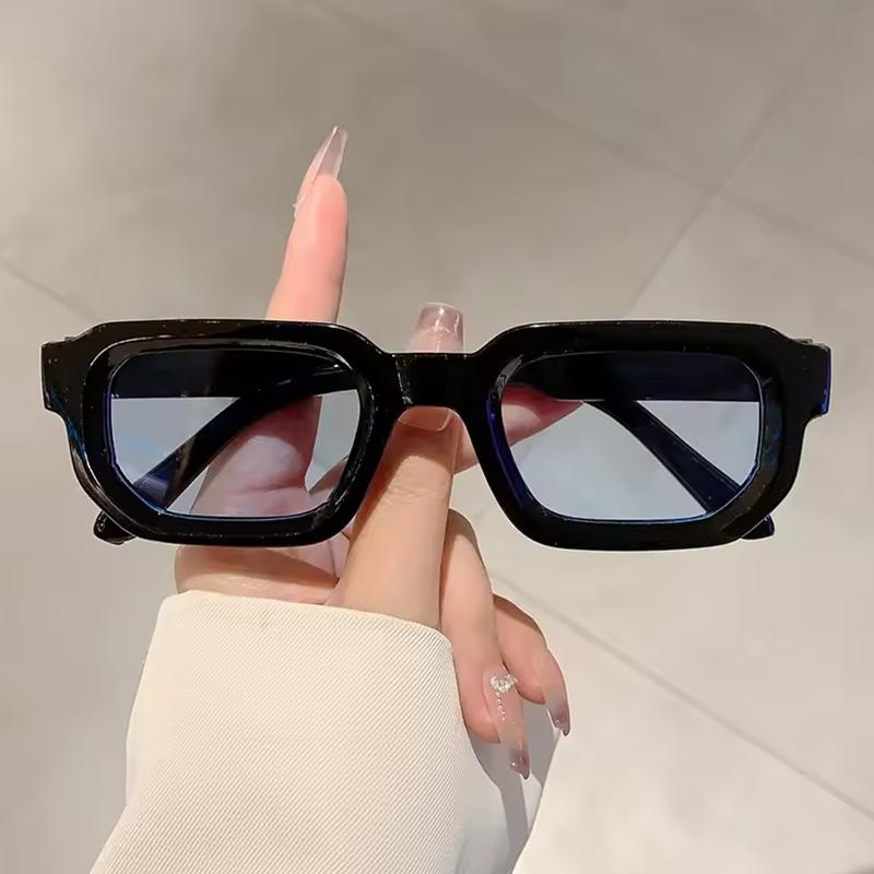 New Men Vintage Rectangle Frame Sunglasses Fashion Retro Sun Glasses Luxury Design Glasses UV400 Eyewear Women Goggles