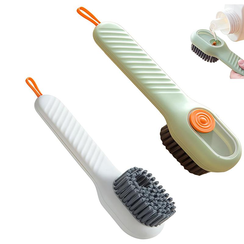 Multifunctional Laundry Brushes, Liquid Dispenser Shoe Cleaning Brush, Shoe Brushes for Cleaning
