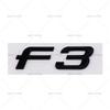 F is suitable for the BYD F3 body modification logo, with a three-dimensional English letter ABS label on the tail label emblem