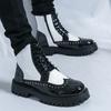Men's High Quality Casual Platform Boots New Designer Shoes Men's Motorcycle Ankle Boots British High-end Men Boots Botas Hombre