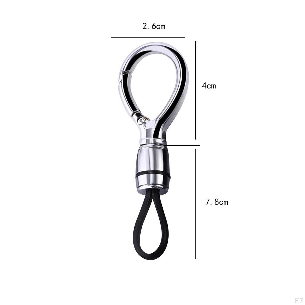 Car Fob Keychain Motorcycle Anti Lost Universal Key Holder Business Metal