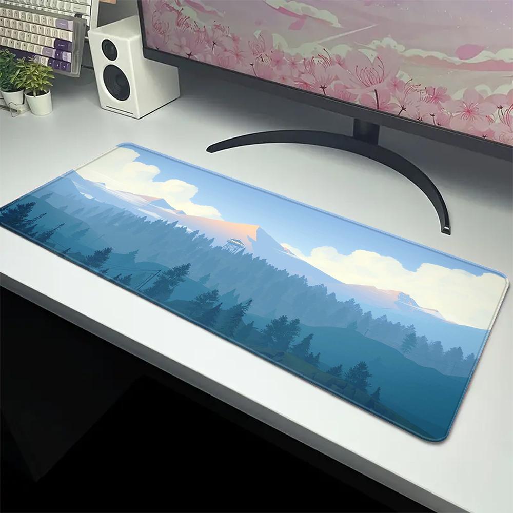 Waldlandschaft Matte Mauspads Gamer Büro Matte Mauspad Gaming Zubehör Schreibtischmatte Kunst Tastaturmatten 900x400 Mauspads Firma