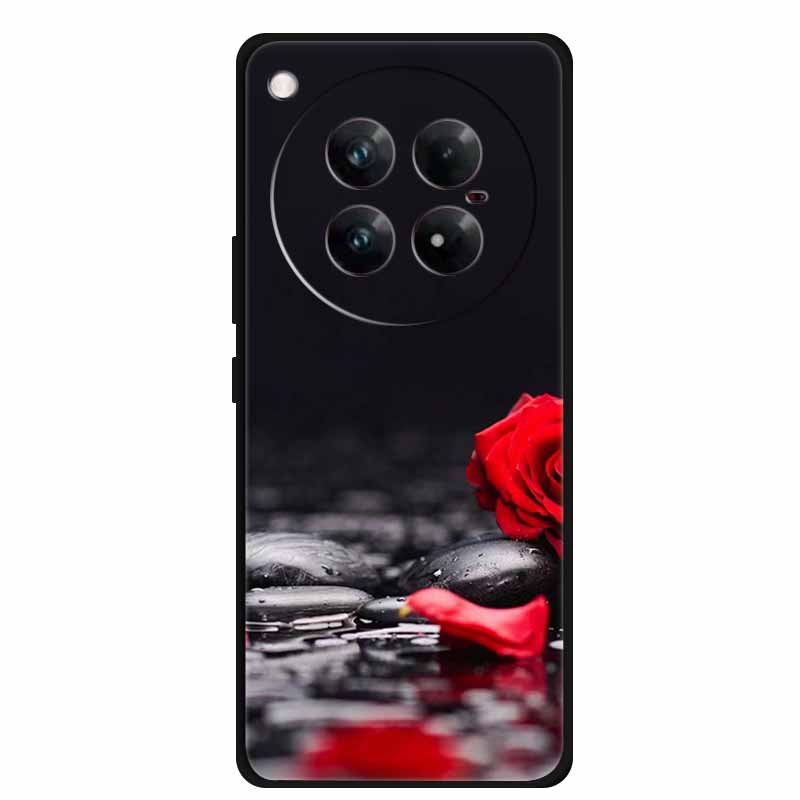 For Infinix Zero 40 5G Case Black Silicone TPU Painted Planet Cover Luxury Animal Case For Infinix Zero 40 4G Luxury FlowerFunda