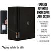 ByderPro Pocket Trading Card Holds 1088 Trading Cards Ringless Trading Card Album for Trading Sports Leather Zipper Closure Fixed Pages Tags for