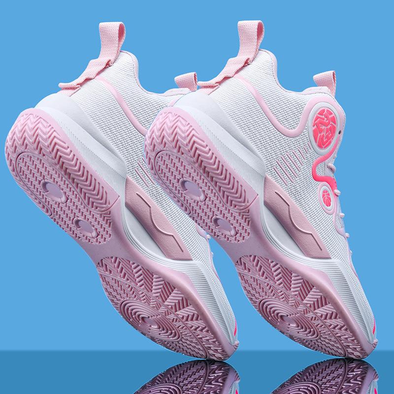 New Basketball Shoes, Men's High-top Combat Boots, Primary and Secondary School Students, Big Children's Sneakers, Cement Floor Actual Combat Sneak