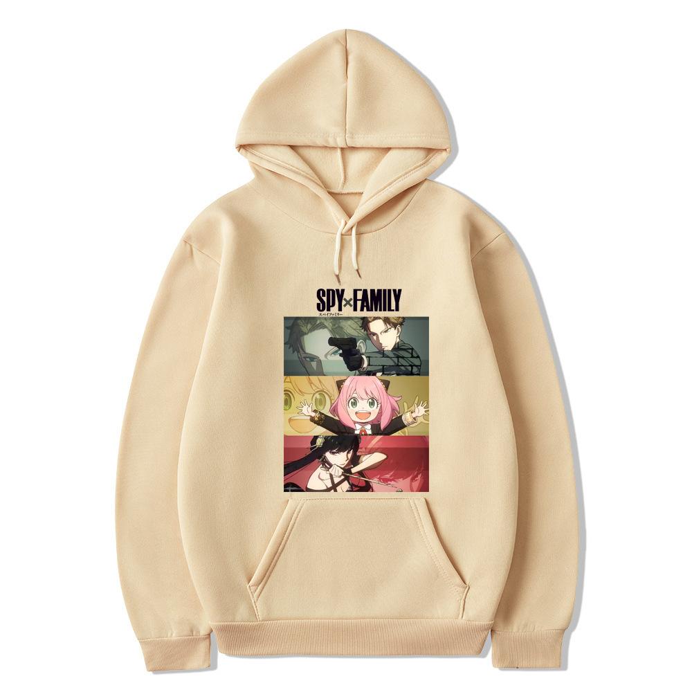 Spy × Family Anime Print Fashion Casual Hooded Sweater