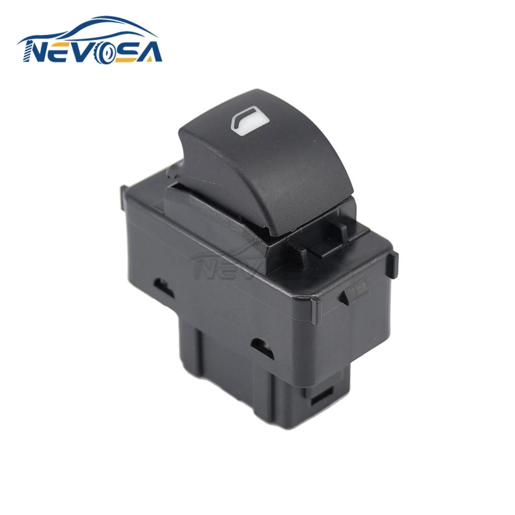 NEVOSA 6490.E2 Car Power Window Switch Single Button For Peugeot 207 SW Van CC Partner Citroen C3 Picasso Berlingo 6490E2 6554QP