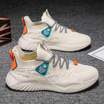 Summer Breathable Fly-woven Sports Men's Shoes Spring and Autumn Versatile Men's Deodorant Mesh Casual Running Trendy Shoes