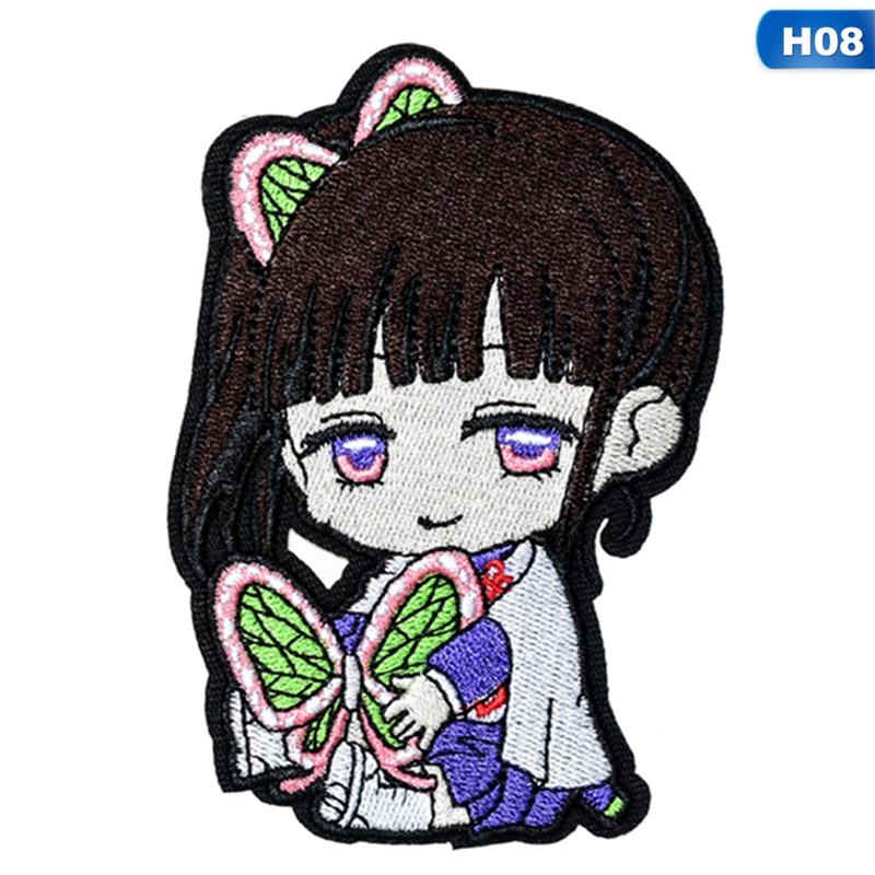 1PC Anime Kimetsu no Yaiba Patch Anime Character Embroidery Iron on Applique DIY 1PC Anime Kimetsu no Yaiba Patch Anime Character Embroidery Iron on Applique DIY