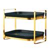 Multifunctional Storage Rack Bedroom Shower Caddy Shelf Counter Bathroom Dark Green