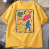 Colorful Cryptids T Shirt Unisex Women Cute Animal Printed Tshirt Casual Cotton Round Neck Tshirt Harajuku Streetwear Clothes Tops